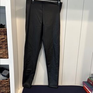 Faux Leather Black Leggings